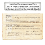 1869 Tinsman land deed